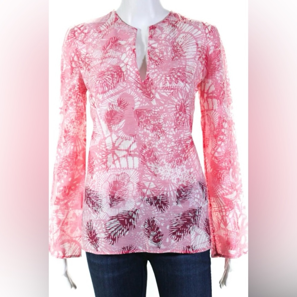 TORY BURCH lightweight linen tunic